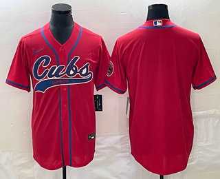Men%27s Chicago Cubs Blank Green Cool Base Stitched Baseball Jersey->cincinnati reds->MLB Jersey